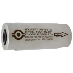In-line thermal safety valve for high-temperature samples - HST