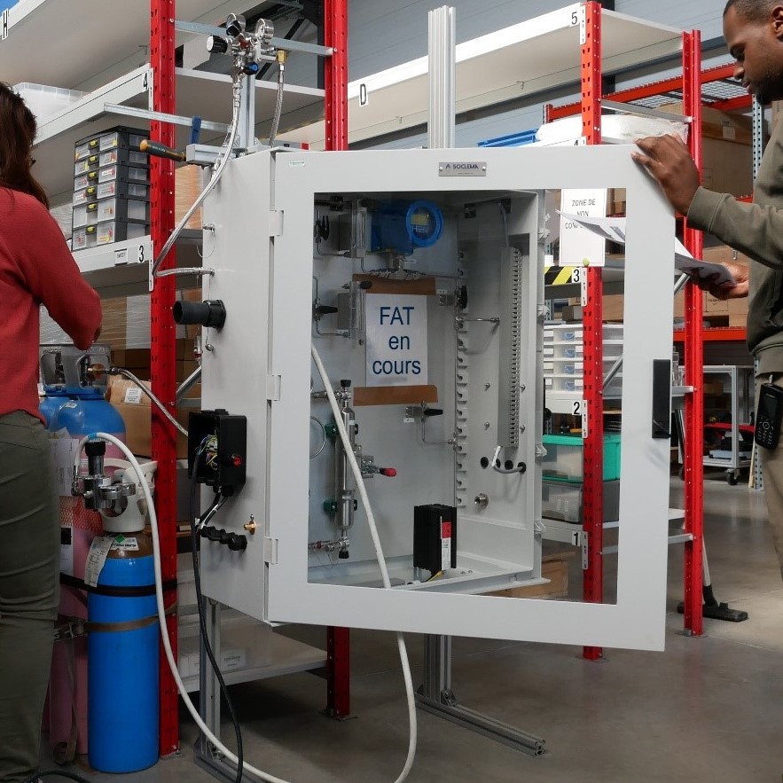 Réception en atelier chez SOCLEMA